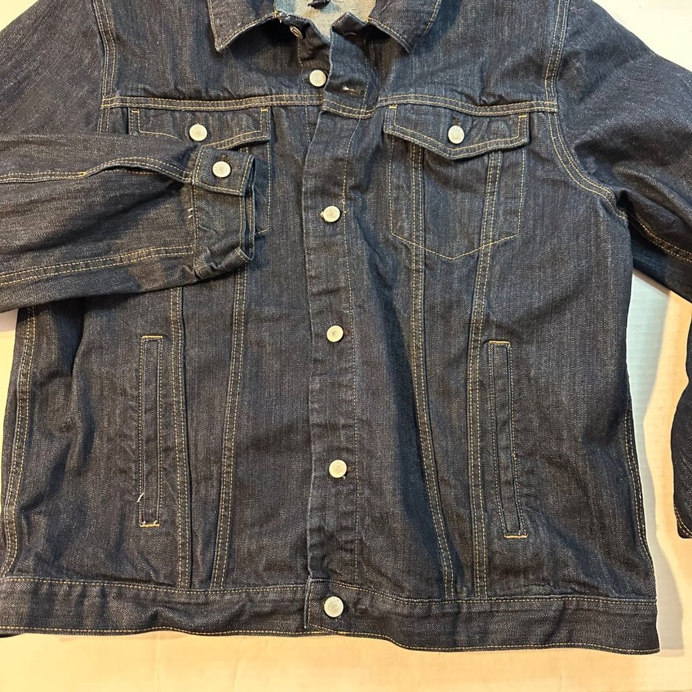 GAP Dark Blue Denim Jean Jacket - Picture 7 of 9